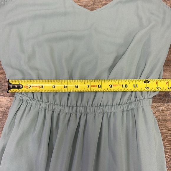 Show Me Your MuMu KENDALL V-Back Maxi Dress- Silver Sage - Picture 10 of 11